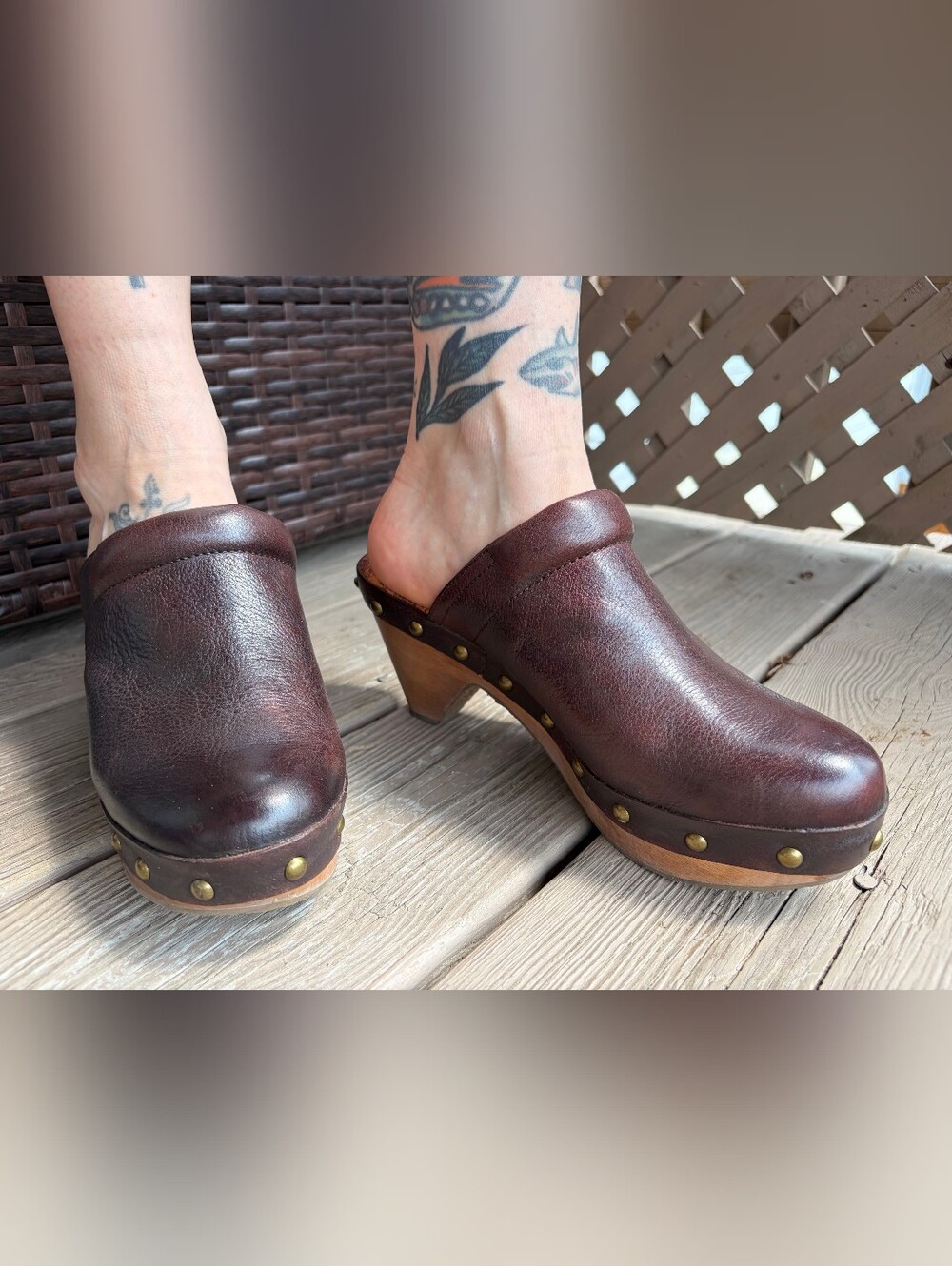 Vintage Lucky Brand Maddox Clog Heeled Mule NWB Sz 8M